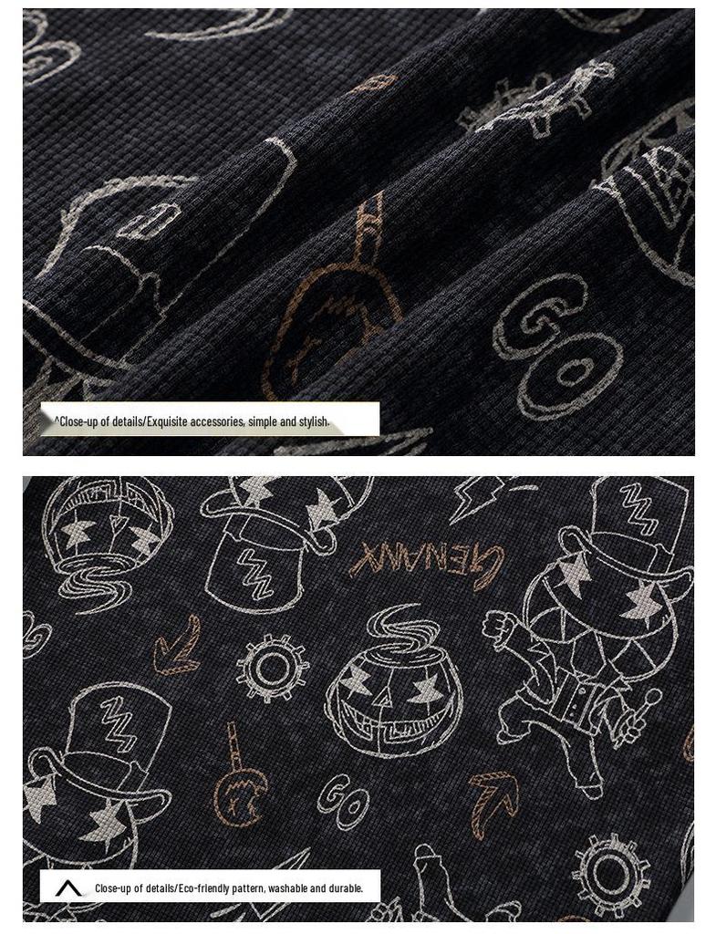 Trendy Men's Plus Size Crew Neck Sweatshirt - Spring/Autumn 2021 Collection for Larger Sizes