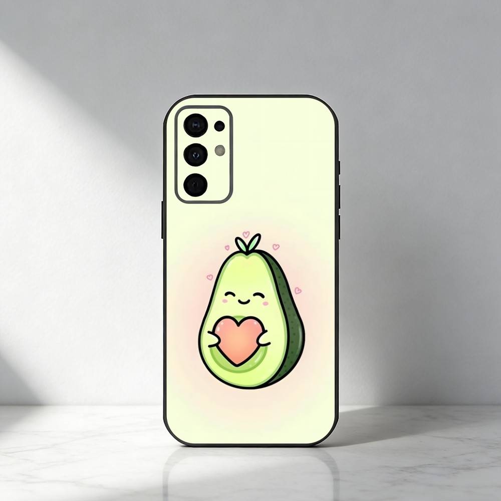 

Catoon Avocado Funny Printed Phone Case For Samsung S25,S24,S21,S22,S23,S30,Ultra,S20,Plus,Fe,Note,5G Black Cover Samsung S20fe