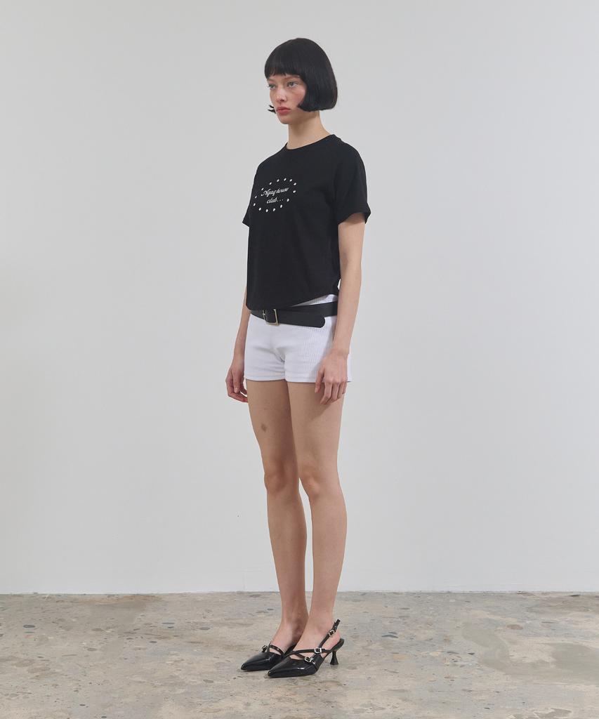 Eikyueikyuhauseukeulleob Circle House Raglan T-Shirt [Black]