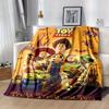 1pc, Cozy Toy Story Home Decor: Soft Flannel Blanket for Bedroom, Living Room, Travel, Camping, Car
