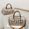 Handbag Women's Large-capacity Going Out Lightweight Travel Bag One Shoulder Oblique Span Canvas Bag Leisure Sports Bag