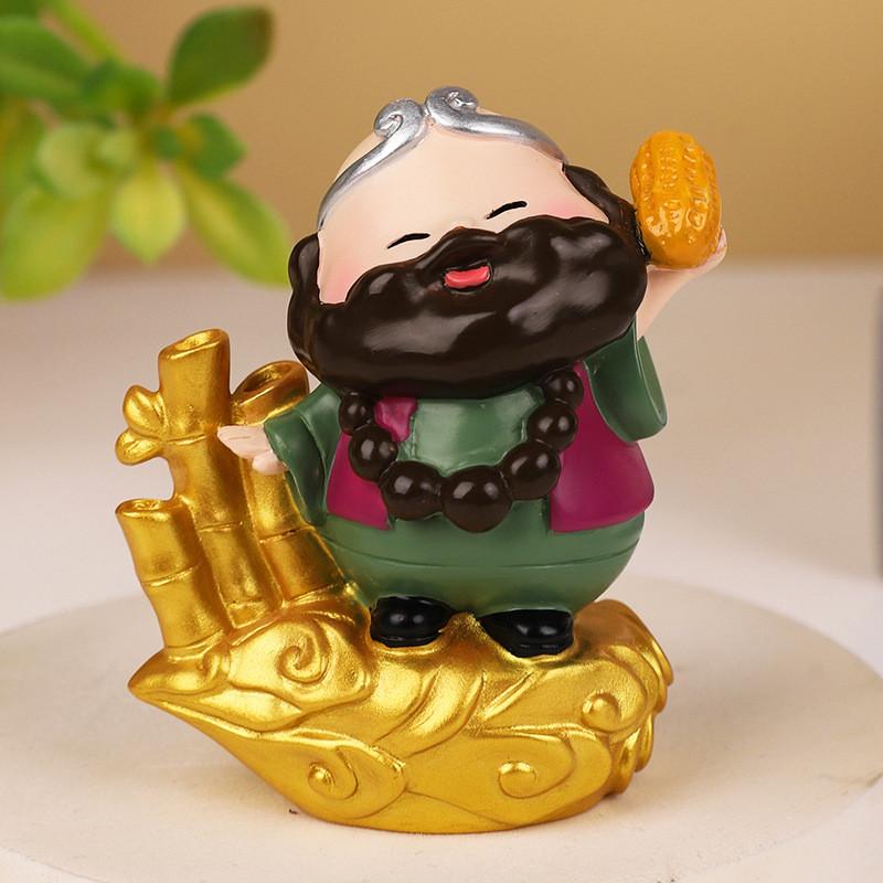 Journey To The West Sun Wukong Resin Home Decor Figurine With Prosperity Symbols For Gift Giving