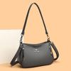 Large Capacity Genuine Leather Texture Women's Bag, Single Shoulder Bag, Multi-layer Material Crossbody Bag for Women