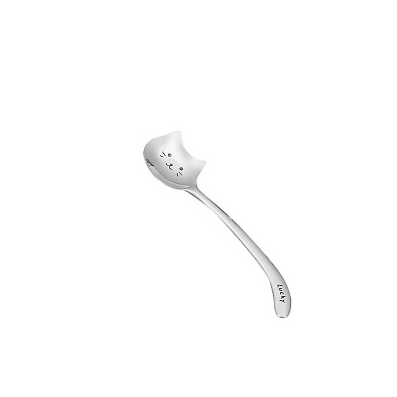 1PCS Funny Long Tail Cat Coffee Spoon