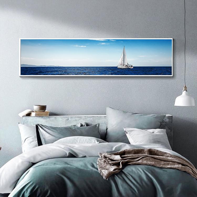 Sailboat Canvas Painting Landscape Posters and Prints Sea Boat Wall Art Pictures for Living Room Home Decoration Cuadros No Frame