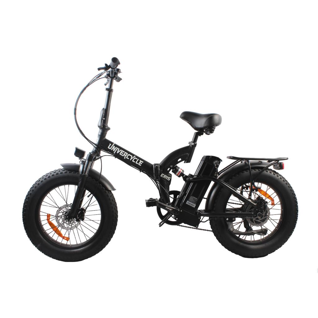 UNIVERCYCLE B4 All-Terrain Folding Electric Bike 20 Inch Fat Tires 48V12.5Ah Battery 60KM/H Load 350W Motor Urban Commuting Adult E-Bike With TowSeat