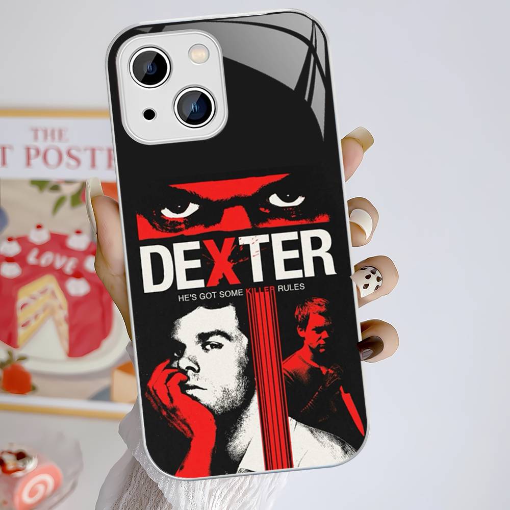 Dexter Morgan Tempered Glass For Iphone 14 13 12 11 Pro Mini XS MAX 14Plus X XS XR Cover