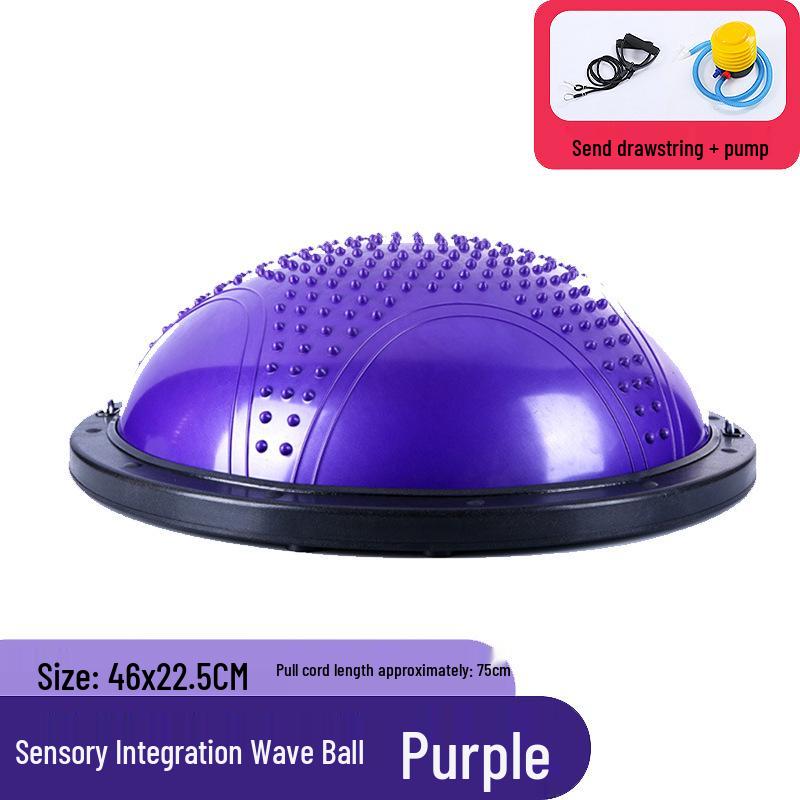 Thickened Anti-Explosion Balance Half Ball for Yoga & Sensory Training