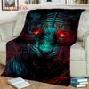 Beast Tiger Lion Leopard Animal Wildlife Cartoon Blanket,Soft Throw Blanket for Home Bedroom Bed Sofa Picnic Cover Blanket Kids
