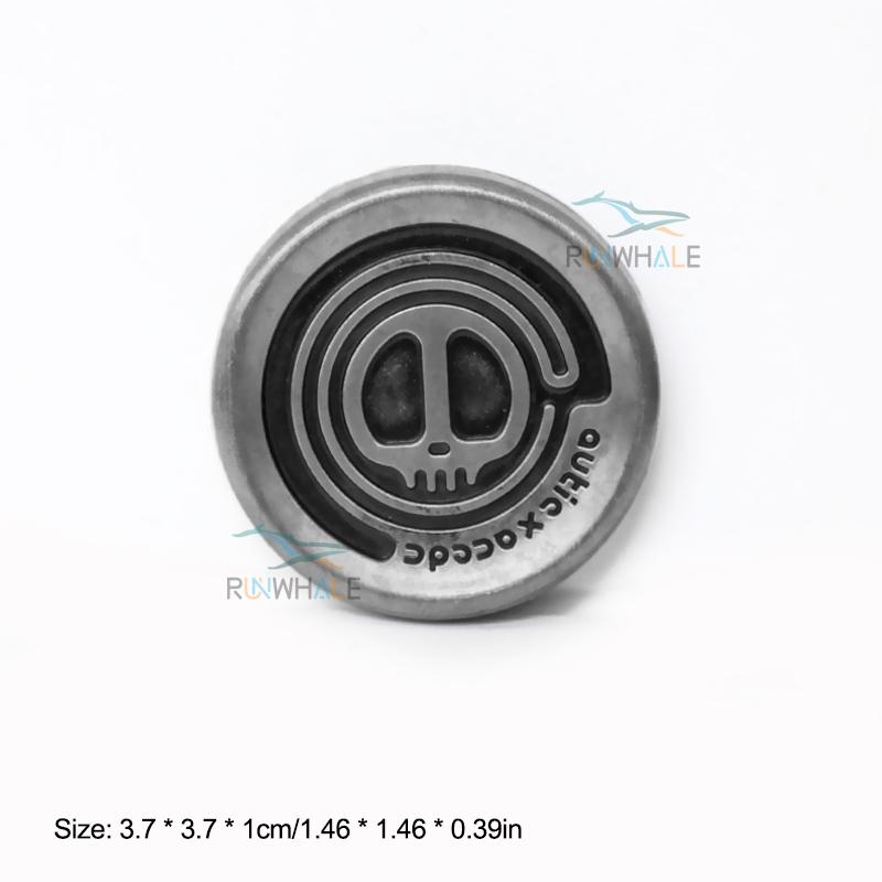 Metal Devil Milk Cap Fidget Anti Stress Toys Magnetic Haptic Coins Adult EDC Relieve Stress Sensory Toys Finger Spinner Gifts