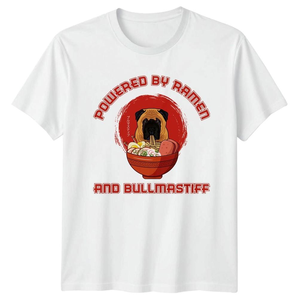 Powered By RaUnisex And Bullmastiff TShirt Bullmastiff RaUnisex Dog Owner S