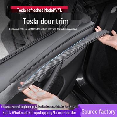 Tesla Model Y Door Trim Decorative and Protective Stickers