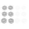 50pcs Paper Clips Cute  Shaped Decorative Metal Paperclips with Storage Box for School Office