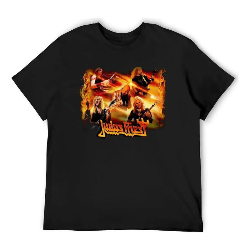 Hfgrjh--- Judas Priest --- Camiseta Metalcore De Dise?ador D S разноцветный