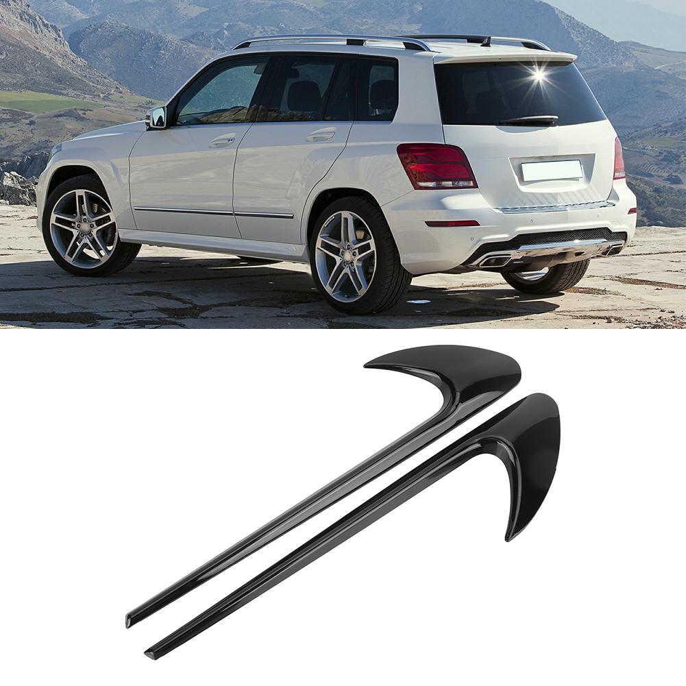 2Pcs Hook Shape Car Exterior Sticker Decorative Accessory Universal Fit for Benz