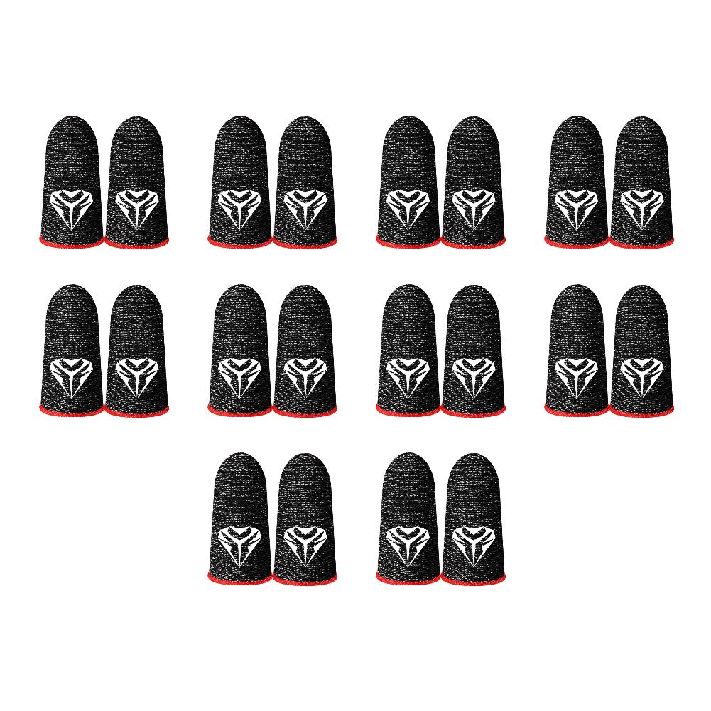 10/20Pairs Mobile Game Finger Cuffs for PUBG Breathable Gaming Finger Sleeve Anti-slip Fingertip Cover Touch Screen Finger Cots