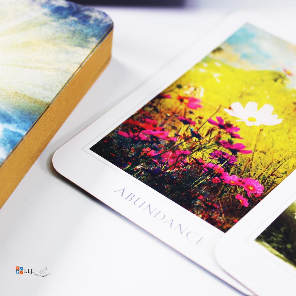 I.I.J Oracle Cards Sacred Destiny Oracle Special Edition Gold Edge Japanese Version Affirmation Fortune Telling with Japanese Instruction Manual