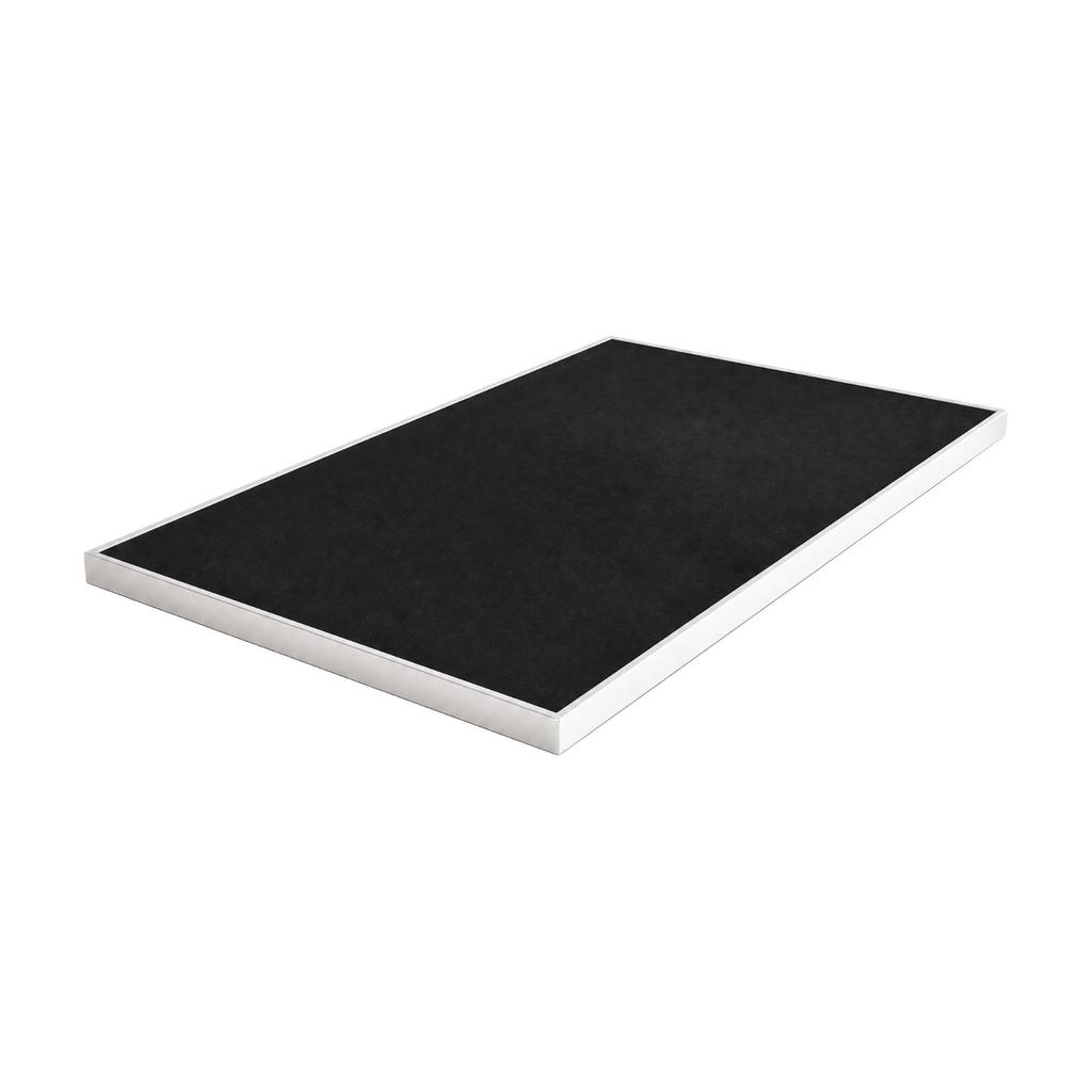 Stainless Steel Jewelry Display Tray LowProfile Elegant for Retail Showcases,