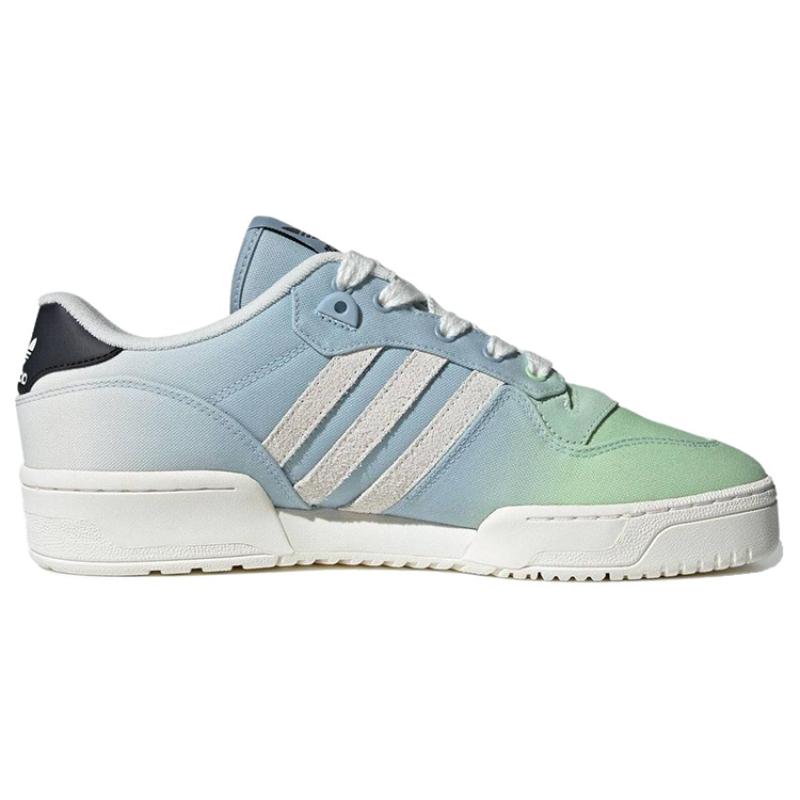 Adidas Originals Rivalry Abrasion Resistant Low Top Skateboard Shoes Men's Blue White Sneakers IH2496