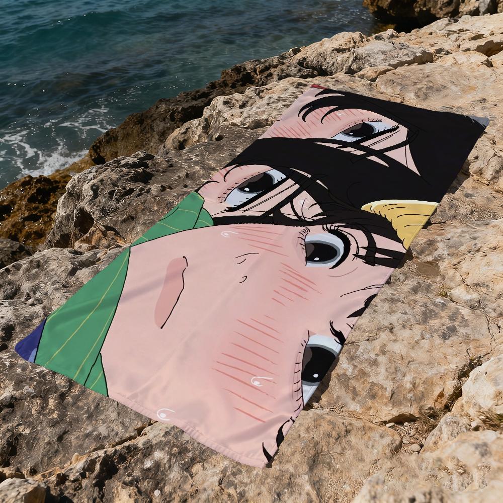 Japanese Movie L-Look Anime B-Back Towel Beach Quick Dry Soft Pool Towels Gift for Travel Gym Shower Camping sports