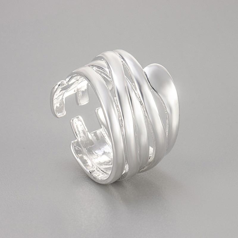 Xiaomi 925 Sterling Silver Rings for Women Couple Minimalist Handmade Retro Interline Ring Party Jewelry Gift Prevent Allergy