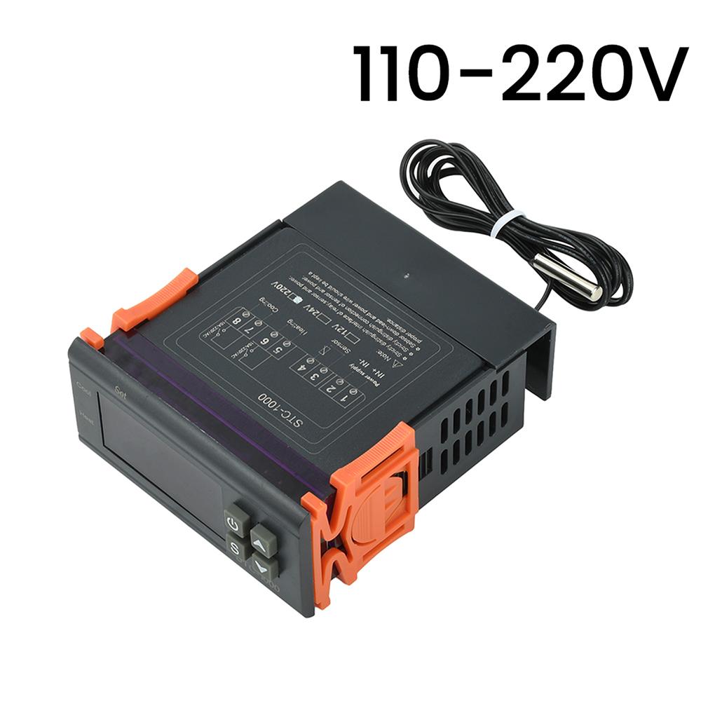 STC-1000 Digital Temperature Controller With NTC Sensors AC 220V DC12V 24V Thermostat Controller for Incubator Refrigerator