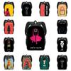 Squid Game Backpack Cartoon Schoolbag For Kids With Adjustable Shoulder Straps