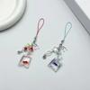 Stylish Beaded Fish Phone Chain Multifuntional Resin Accessory Keyring Decors Phone Strap for Fashion Enthusiasts
