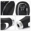 Manual Gear Shifter Knob PU Leather 5/6 Speed Shifter Lever Suitable for Car SUVs Trucks Comfortable Grip Easy To Clean