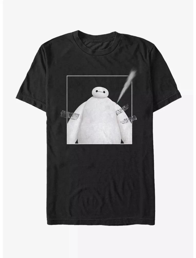 Big Hero 6 Baymax Black TShirt 2025 S