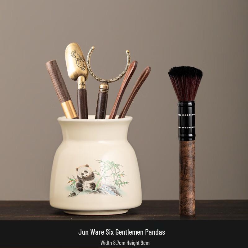 Ceramic Ru Kiln Tea Ceremony Six Gentlemen Set