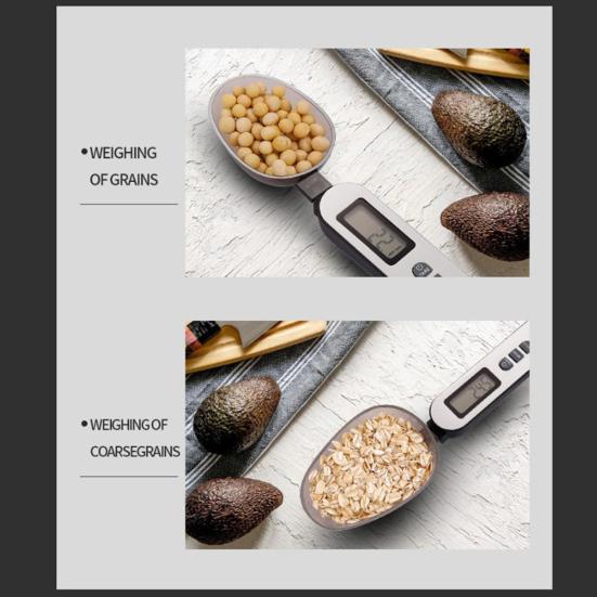 Digital Measuring Spoon Scale High Precision 500g/0.1g LCD Display Electronic Food Dispensing Condiments Weighing Scoop Kitchen Gadgets