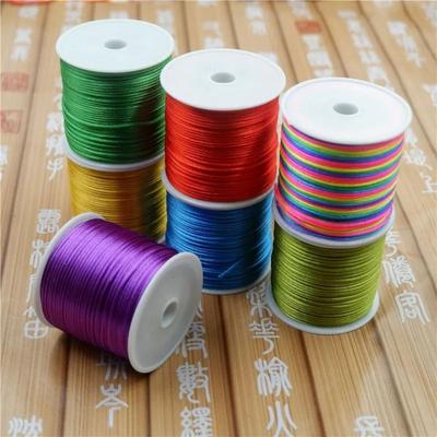 Flexible Macrame Thread Cord Satin Finish Beading String Decorative Satin Trim Cord  Jewelry Making