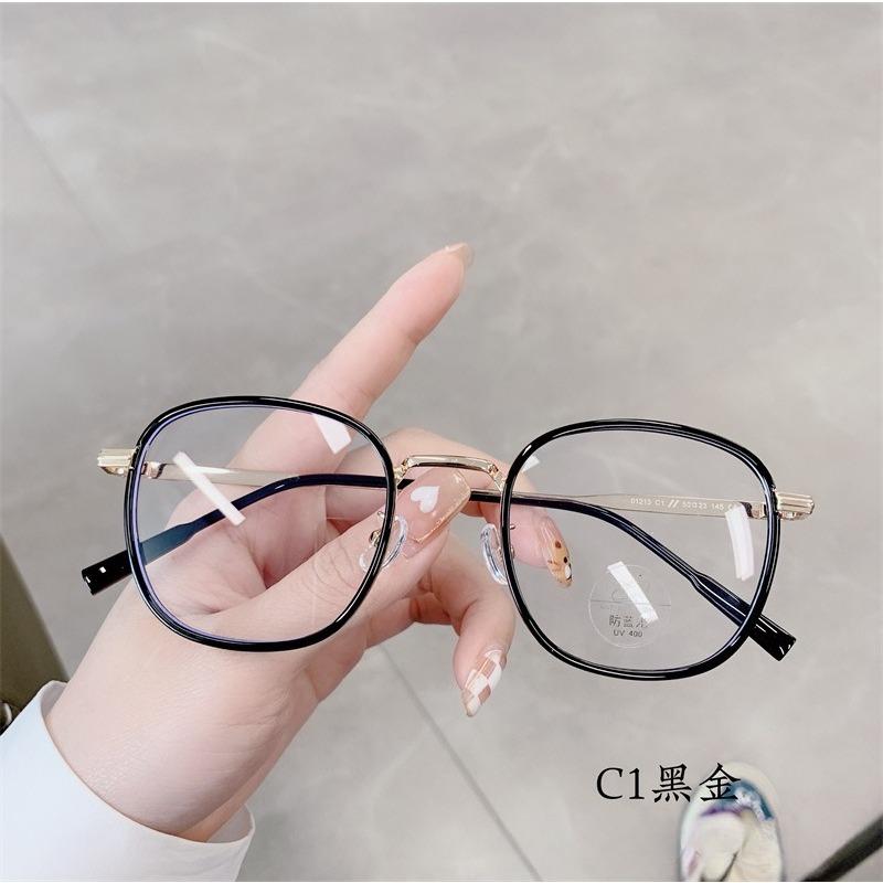 Trendy Ultra-light Anti-radiation Anti-blue Light Prescription Glasses Frame Retro Eyeglass Computer Glass Frames Clear UV400