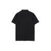Li-Ning Solid Color Logo Embroidered Stand Collar Short Sleeve Polo Shirt Men Polo Shirts Black YPLT023-1