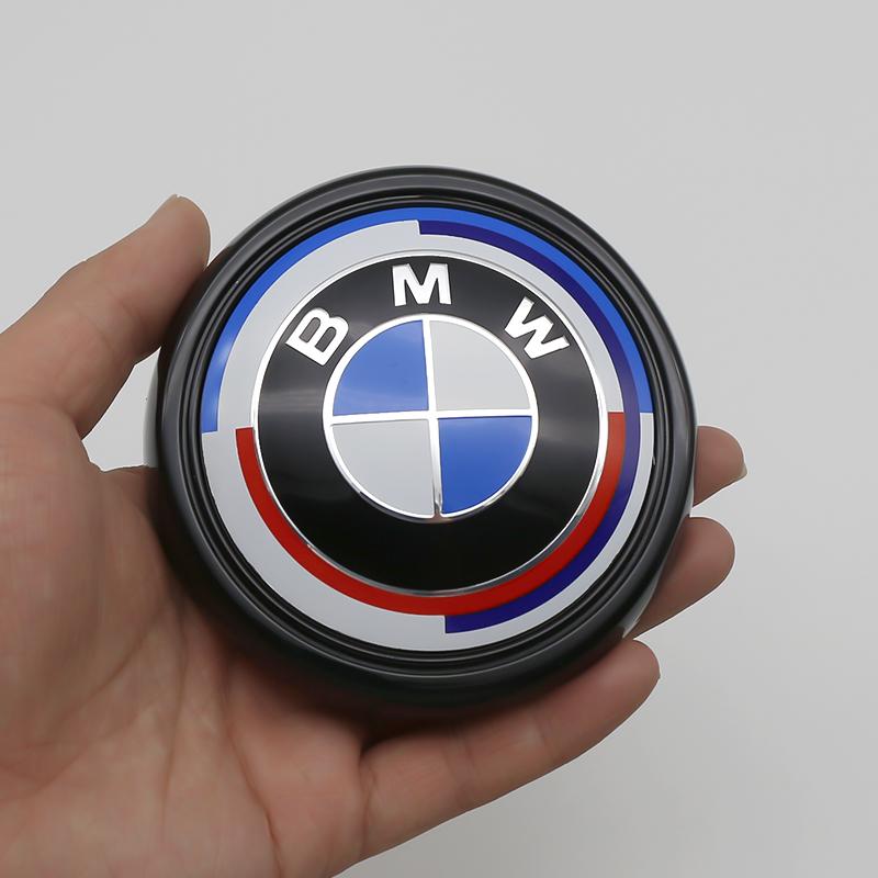 AAAQT1 ABS Car Rear Badge Emblem Blue White Logo Trunk Badge Original Replacement For BMW X6 X5 X4 X3 E70 F15 E71 F16 F25 F26 Stickers