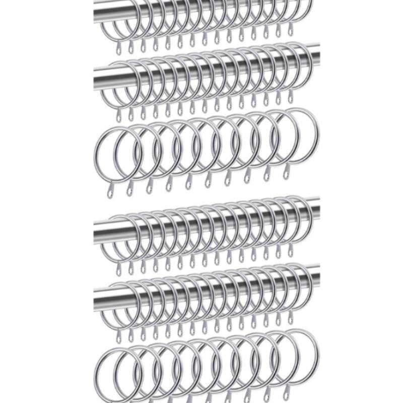Modern Minimalist Iron Curtain Hook Rings For Home Decor And Window Treatment