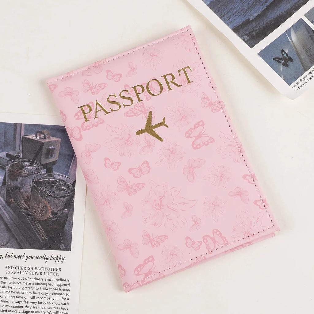 New Travel Passport Holder Cover Case for Women Men PU Leather Card Ticket Passport Covers Holder Protective Accessories