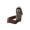 Gucci Ophidia Podwójne G Logo Zapięcie na zatrzask Płótno i Skóra Mini Torba na Ramię Damska torba na ramię Brązowy 764961-96IWG-8745
