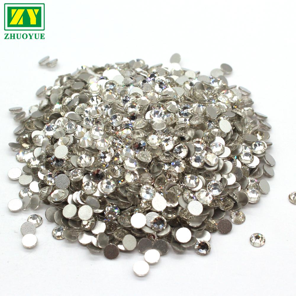 High-quality Non Hot Fix Rhinestone Flat Back Rhinestone for Nail Art DIY Accessories Designer Rhinestone Transfer