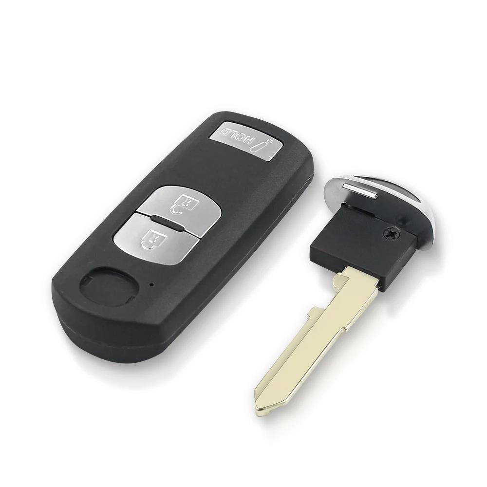 KEYYOU 2/3/4 Tasten Smart Fernbedienung Autoschlüsselanhänger Gehäuse Für Mazda 6 GJ 2014 X-5 Summit M3 M6 sch5 2016 CX-5 2015 Axela Atenza Neu