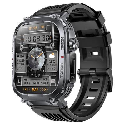 2024 SmartWatch for Men 3ATM Waterproof with Call/LED Flashlight 2.02" HD Screen Smartwatch Compass Fitness Tracker HR/Blood Pressure Monitor Watch