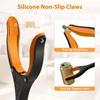 1Pc Aluminum Pliers Sanitation Garbage Picking Long Clip Folding Pliers for Picking Up Objects Elderly Lightweight Gripper Tools