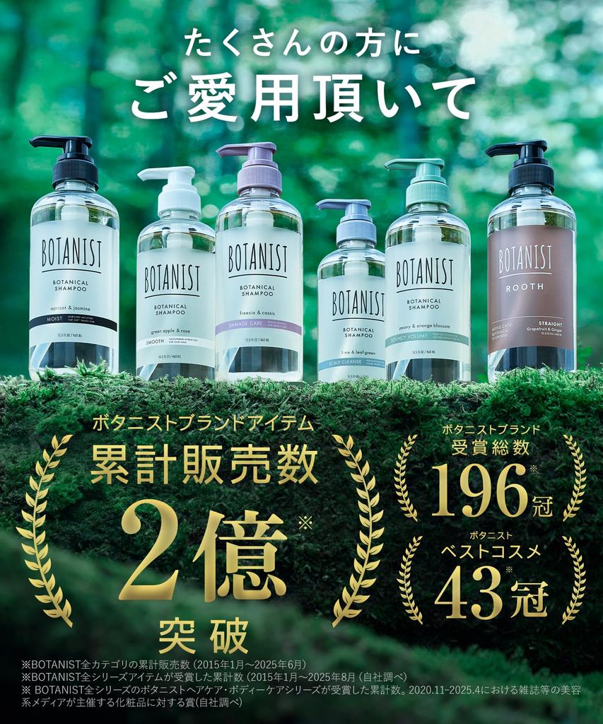 BOTANIST Botanist Shampoo and Treatment Large Capacity Bouncy Volume Set, Refill,