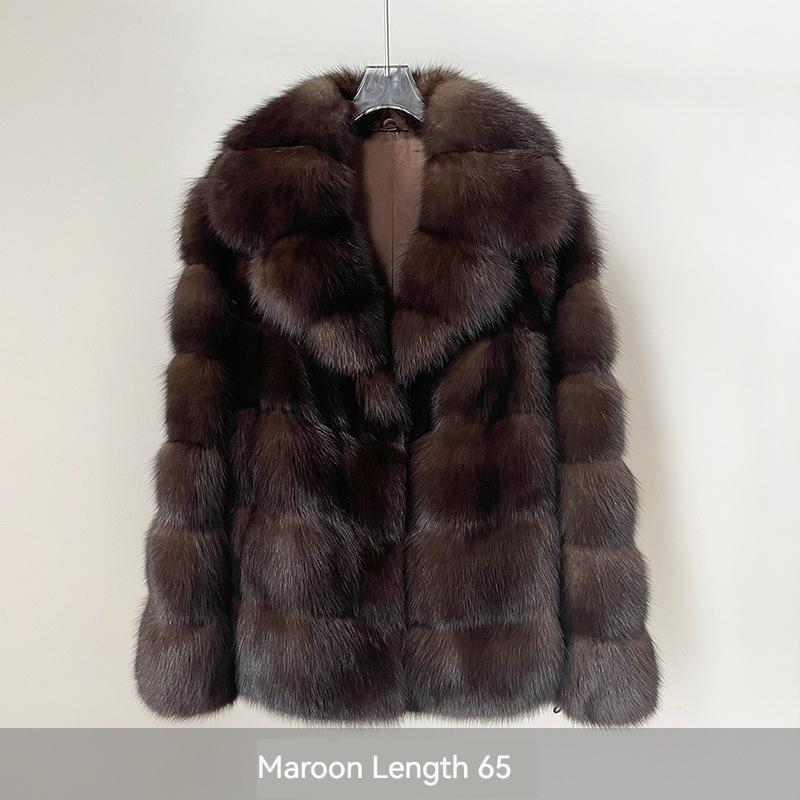 Women's Autumn And Winter High-end Imitation Mink Fur Coat Thickened And Loose Imitation Fur Coat