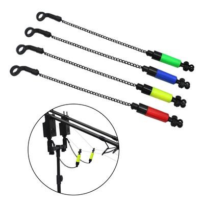 1Piece Carp Fishing Bobbins Swingers Bite Indicator Alarms Metal Chain 4 Colors Bite Alarm Fishing Tools For Fishing Rod Terminal Tackle Accessories