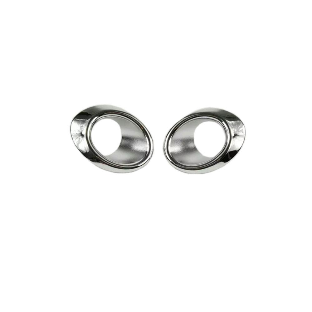 Car Body Head Front Fog Light Lamp Frame Stick ABS Plastic Trim Panel Frame For Honda Civic 10th 2016 2017 2018