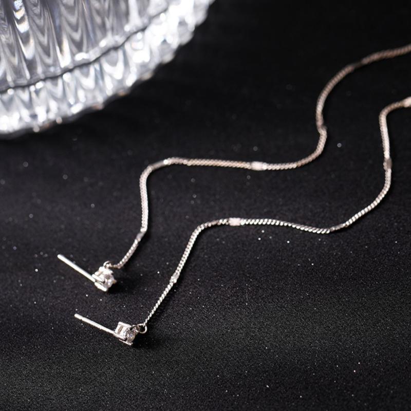 New Pattern Exquisite Design Tassel Earrings Ladies' Temperament Socialite's Niche Design Ear Line Banquet Jewelry Gifts