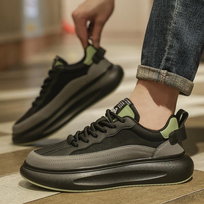 

Men s shoes 2024 new winter tide brand mesh sports leisure Internet celebrity viral trends men s high white tide shoes 44