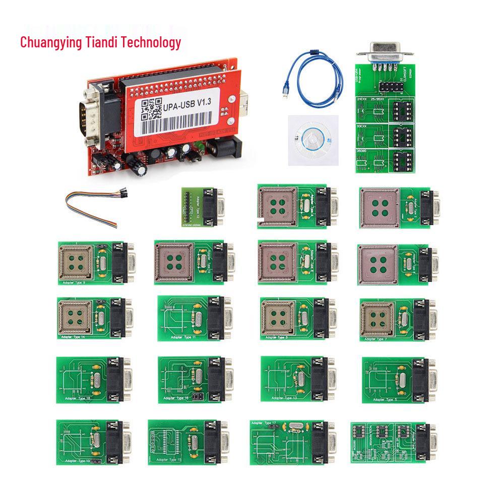 UPA USB V1.3 Programmer Kit with 19 Adapter Modules